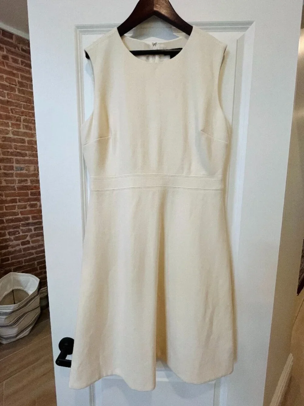 J.Crew Ivory Sleeveless A-Line Dress Size 10